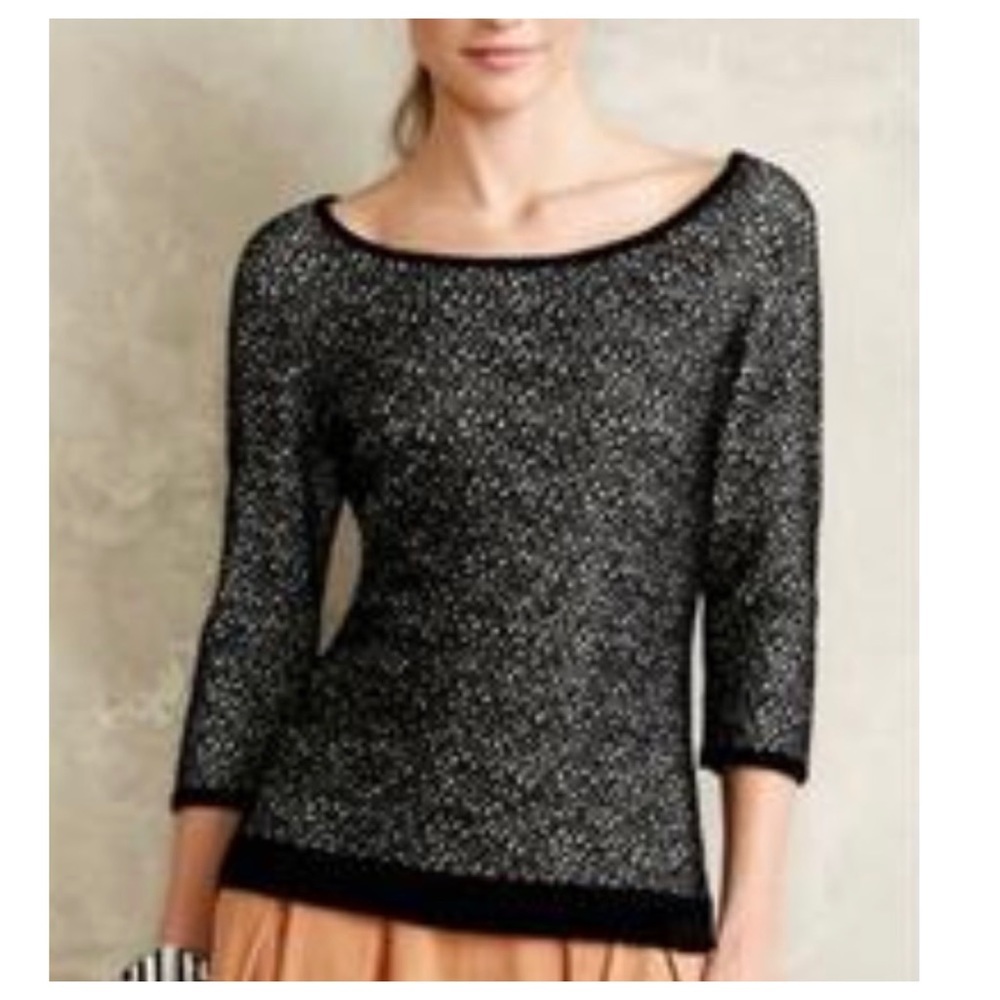 Moth Anthropologie Leopard Print Sweater M